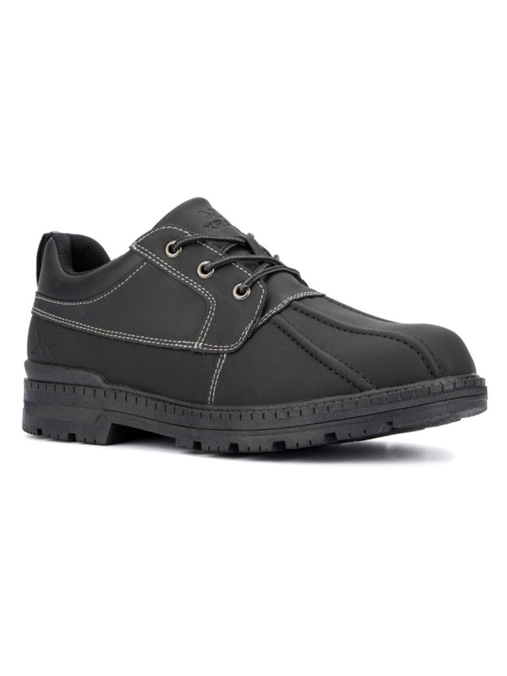 Xray Mens Comfort Round Toe Lug Sole Cosmo Lace-up Shoes Black Size 10M NWB